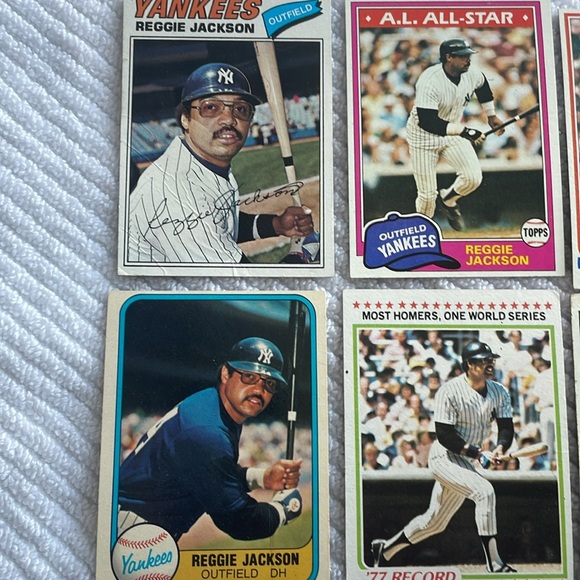 Reggie Jackson Baseball Card Collection - Picture 2 of 3